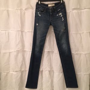 Abercrombie ripped jeans